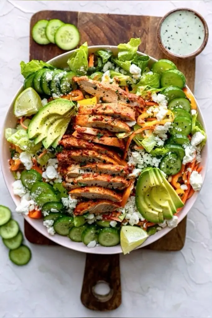 Peri peri chicken salad